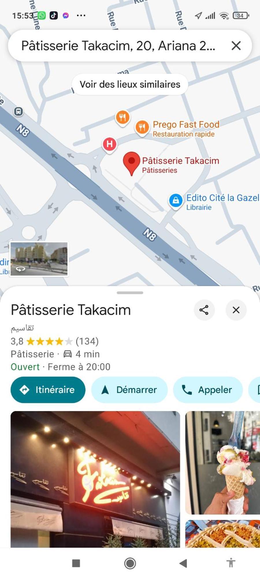 Etage De Villa Avec Jardin, Pres De L'Aireport Et Parking Prive Ariana Exteriör bild